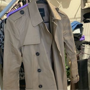 Camel/light brown trench coat